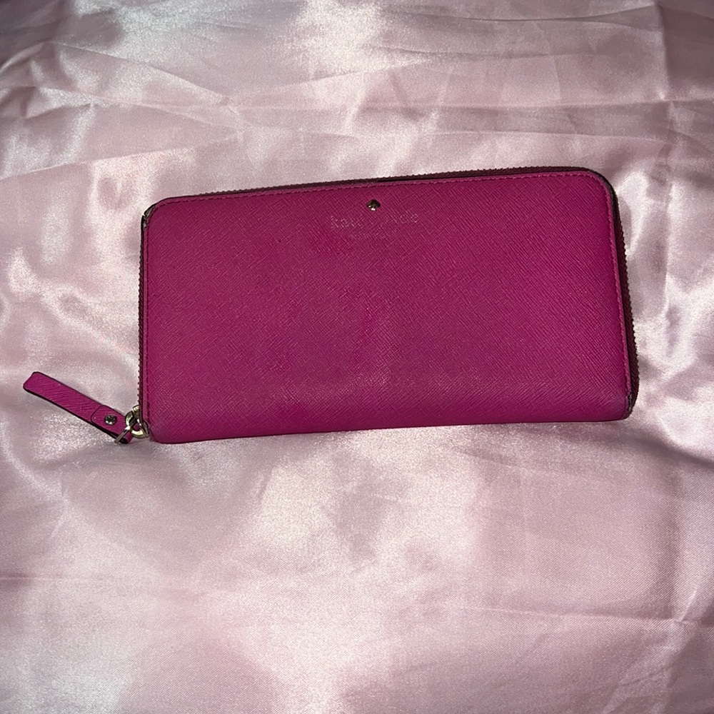 Kate Spade pink leather wallet